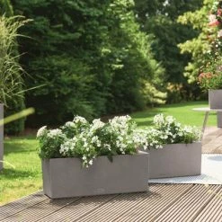 LECHUZA Jardinière BALCONERA Stone 50 ALL-IN-ONE Gris 8 LECHUZA Jardinière BALCONERA Stone 50 ALL-IN-ONE Gris -Pots & cache-pots Soldes 2022 image 3 425625