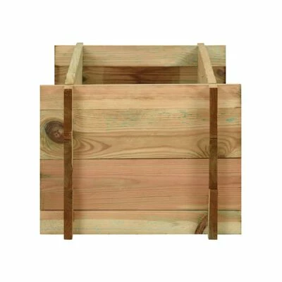 VidaXL Jardinière surélevée pour légumes Bois de pin imprégné 80 cm 3 VidaXL Jardinière surélevée pour légumes Bois de pin imprégné 80 cm – Image 3
