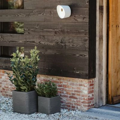 Capi Jardinière Nature Rib carrée 40x40x40 cm Gris foncé 3 Capi Jardinière Nature Rib carrée 40x40x40 cm Gris foncé – Image 3