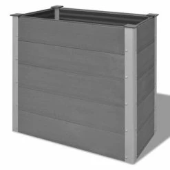 VidaXL Lit surélevé de jardin WPC 100x50x91 cm Gris -Pots & cache-pots Soldes 2022 image 3 43604