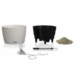 LECHUZA Jardinière NIDO Cottage 35 ALL-IN-ONE Gris clair -Pots & cache-pots Soldes 2022 image 3 441324