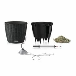 LECHUZA Jardinière NIDO Cottage 28 ALL-IN-ONE Granite -Pots & cache-pots Soldes 2022 image 3 442078