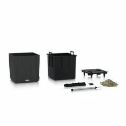 LECHUZA Jardinière CUBE Cottage 40 ALL-IN-ONE Granite 8 LECHUZA Jardinière CUBE Cottage 40 ALL-IN-ONE Granite -Pots & cache-pots Soldes 2022 image 3 442085