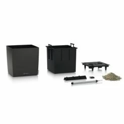 LECHUZA Jardinière CUBE 30 ALL-IN-ONE Charbon métallique 8 LECHUZA Jardinière CUBE 30 ALL-IN-ONE Charbon métallique -Pots & cache-pots Soldes 2022 image 3 442098