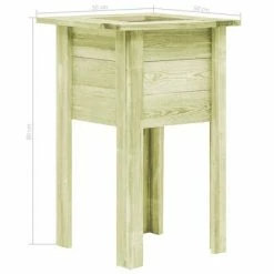 VidaXL Lit surélevé de jardin avec pieds 50x50x80cm Bois scié imprégné 5 VidaXL Lit surélevé de jardin avec pieds 50x50x80cm Bois scié imprégné -Pots & cache-pots Soldes 2022 image 3 45181