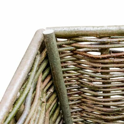 VidaXL Lit surélevé de jardin 120x40x80 cm Bois de noisetier 3 VidaXL Lit surélevé de jardin 120x40x80 cm Bois de noisetier – Image 3