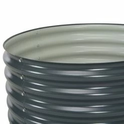 VidaXL Lit surélevé de jardin 80x80x44 cm Acier galvanisé Gris -Pots & cache-pots Soldes 2022 image 3 45530