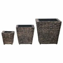 VidaXL Lits surélevés de jardin 3 pcs Jacinthe d'eau Marron -Pots & cache-pots Soldes 2022 image 3 45572