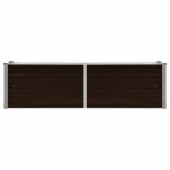 VidaXL Lit surélevé de jardin Marron 160x40x45 cm Acier galvanisé 8 VidaXL Lit surélevé de jardin Marron 160x40x45 cm Acier galvanisé -Pots & cache-pots Soldes 2022 image 3 45718