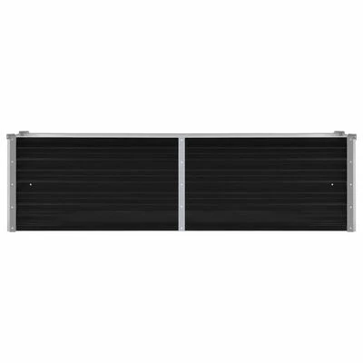 VidaXL Lit surélevé de jardin Anthracite 160x40x45 cm Acier galvanisé 3 VidaXL Lit surélevé de jardin Anthracite 160x40x45 cm Acier galvanisé – Image 3