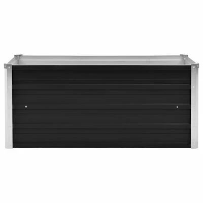 VidaXL Lit surélevé de jardin Anthracite 100x40x45 cm Acier galvanisé 3 VidaXL Lit surélevé de jardin Anthracite 100x40x45 cm Acier galvanisé – Image 3
