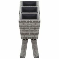 VidaXL Lit surélevé de jardin et pieds et 3 pots 72x25x50cm Rotin Gris 8 VidaXL Lit surélevé de jardin et pieds et 3 pots 72x25x50cm Rotin Gris -Pots & cache-pots Soldes 2022 image 3 46959
