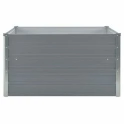 VidaXL Jardinière 100 x 100 x 45 cm Acier galvanisé Gris -Pots & cache-pots Soldes 2022 image 3 47022