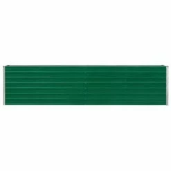 VidaXL Jardinière 320x40x77 cm Acier galvanisé Vert -Pots & cache-pots Soldes 2022 image 3 47049
