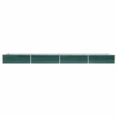 VidaXL Lit surélevé de jardin Acier galvanisé 600x80x45 cm Vert 3 VidaXL Lit surélevé de jardin Acier galvanisé 600x80x45 cm Vert – Image 3