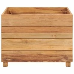 VidaXL Lit surélevé 50x40x38 cm Bois de teck recyclé et acier -Pots & cache-pots Soldes 2022 image 3 47421