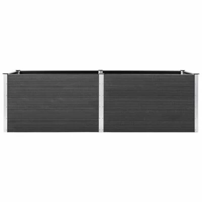 VidaXL Lit surélevé de jardin 300x50x91 cm WPC Gris 3 VidaXL Lit surélevé de jardin 300x50x91 cm WPC Gris – Image 3