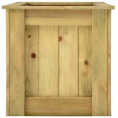 VidaXL Jardinière surélevée 100x50x50 cm Bois de pin imprégné 3 VidaXL Jardinière surélevée 100x50x50 cm Bois de pin imprégné – Image 3