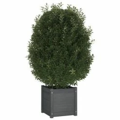 VidaXL Jardinière Gris 40x40x40 cm Bois de pin massif 8 VidaXL Jardinière Gris 40x40x40 cm Bois de pin massif -Pots & cache-pots Soldes 2022 image 3 810538
