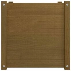 VidaXL Jardinière d'extérieur Marron miel 50x50x50 cm Pin massif -Pots & cache-pots Soldes 2022 image 3 810552