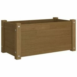 VidaXL Jardinières d'extérieur 2pcs Marron miel 60x31x31cm Bois de pin -Pots & cache-pots Soldes 2022 image 3 810711