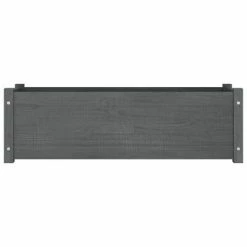 VidaXL Jardinière d'extérieur Gris 100x31x31 cm Bois de pin massif 8 VidaXL Jardinière d'extérieur Gris 100x31x31 cm Bois de pin massif -Pots & cache-pots Soldes 2022 image 3 810718