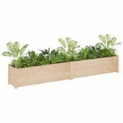 VidaXL Jardinière d'extérieur 200x31x31 cm Bois de pin massif 8 VidaXL Jardinière d'extérieur 200x31x31 cm Bois de pin massif -Pots & cache-pots Soldes 2022 image 3 810759