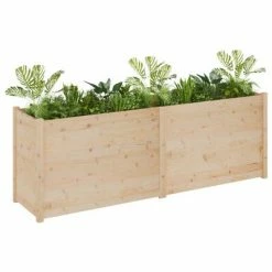 VidaXL Jardinière d'extérieur 200x50x70 cm Bois de pin massif -Pots & cache-pots Soldes 2022 image 3 810774