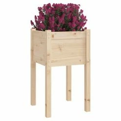 VidaXL Jardinières d'extérieur 2 pcs 40x40x70 cm Bois de pin massif -Pots & cache-pots Soldes 2022 image 3 810790
