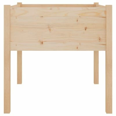 VidaXL Jardinière d'extérieur 70x70x70 cm Bois de pin massif 3 VidaXL Jardinière d'extérieur 70x70x70 cm Bois de pin massif – Image 3