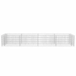 VidaXL Lit surélevé à gabion Acier 360x90x50 cm -Pots & cache-pots Soldes 2022 image 4 142555