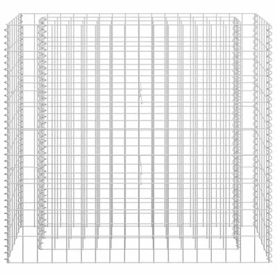 VidaXL Lit surélevé à gabion Acier galvanisé 90x30x90 cm 4 VidaXL Lit surélevé à gabion Acier galvanisé 90x30x90 cm – Image 4