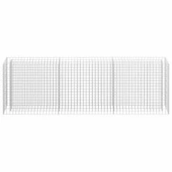 VidaXL Lit surélevé à gabion Acier galvanisé 270x30x90 cm -Pots & cache-pots Soldes 2022 image 4 145639