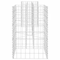 VidaXL Jardinière à gabion en H Fil d'acier 260x40x60 cm -Pots & cache-pots Soldes 2022 image 4 145659