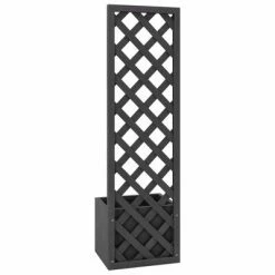 VidaXL Jardinière en treillis 40x30x135 cm WPC -Pots & cache-pots Soldes 2022 image 4 149022