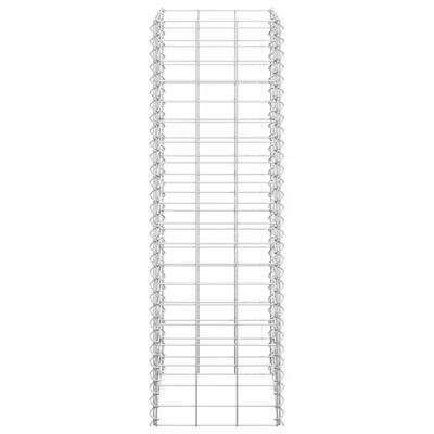 VidaXL Lits surélevés en gabion 3 pcs 30x30x100 cm Fer 4 VidaXL Lits surélevés en gabion 3 pcs 30x30x100 cm Fer – Image 4
