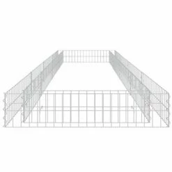 VidaXL Lit surélevé à gabion Acier galvanisé 400x100x20 cm -Pots & cache-pots Soldes 2022 image 4 151314