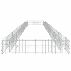 VidaXL Lit surélevé à gabion Acier galvanisé 600x100x20 cm -Pots & cache-pots Soldes 2022 image 4 151316