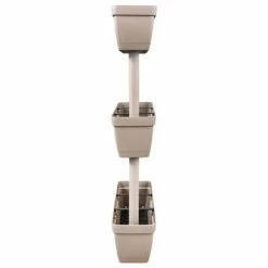VidaXL Jardinières 6 pcs 100 cm Taupe 9 VidaXL Jardinières 6 pcs 100 cm Taupe -Pots & cache-pots Soldes 2022 image 4 151825