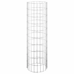 VidaXL Lit surélevé à gabion circulaire 3pcs Acier galvanisé Ø30x100cm -Pots & cache-pots Soldes 2022 image 4 152020