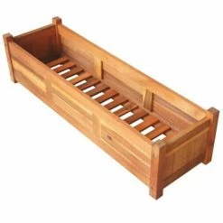 VidaXL Lits surélevés de jardin 2 pcs Bois d'acacia 100x30x25 cm -Pots & cache-pots Soldes 2022 image 4 3057522