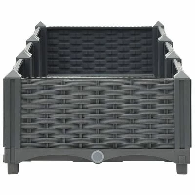 VidaXL Lit surélevé 120x40x23 cm Polypropylène 4 VidaXL Lit surélevé 120x40x23 cm Polypropylène – Image 4