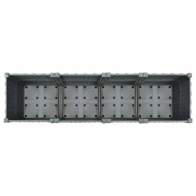 VidaXL Lit surélevé 160x40x38 cm Polypropylène 4 VidaXL Lit surélevé 160x40x38 cm Polypropylène – Image 4