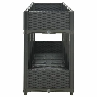 VidaXL Lit surélevé 160x40x71 cm Polypropylène 4 VidaXL Lit surélevé 160x40x71 cm Polypropylène – Image 4