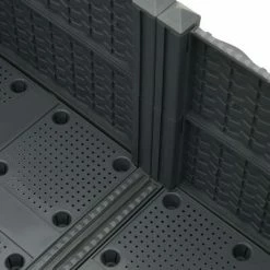 VidaXL Lit surélevé 80x80x23 cm Polypropylène -Pots & cache-pots Soldes 2022 image 4 310410