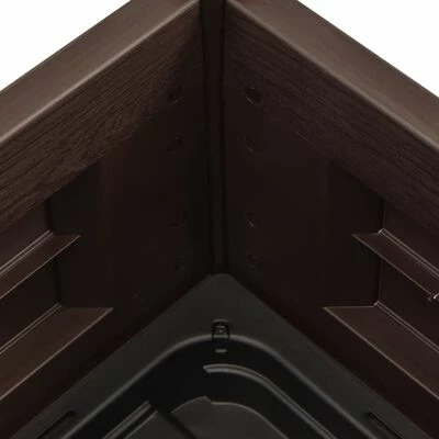 VidaXL Lit surélevé de jardin PP Anthracite 43x43x35 cm 4 VidaXL Lit surélevé de jardin PP Anthracite 43x43x35 cm – Image 4