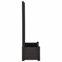 VidaXL Jardinière avec treillis 100x43x142 cm PP Anthracite -Pots & cache-pots Soldes 2022 image 4 313985