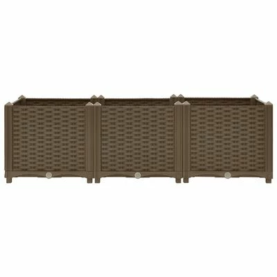 VidaXL Lit surélevé 120x40x38 cm Polypropylène 4 VidaXL Lit surélevé 120x40x38 cm Polypropylène – Image 4