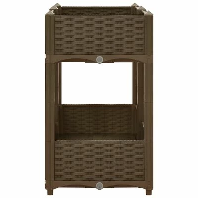 VidaXL Lit surélevé 80x40x71 cm Polypropylène 4 VidaXL Lit surélevé 80x40x71 cm Polypropylène – Image 4