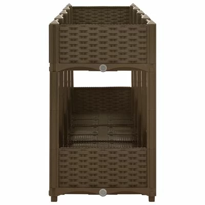 VidaXL Lit surélevé 160x40x71 cm Polypropylène 4 VidaXL Lit surélevé 160x40x71 cm Polypropylène – Image 4